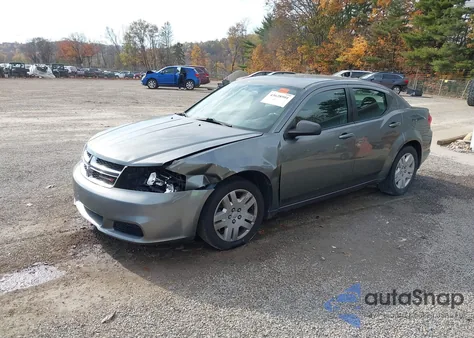 2013 Dodge Avenger Se from USA, damaged, VIN 1C3CDZAB5DN580848